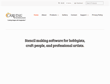 Tablet Screenshot of carvingtechnologies.com
